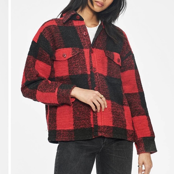 Anine Bing Bobbi Flannel Jacket